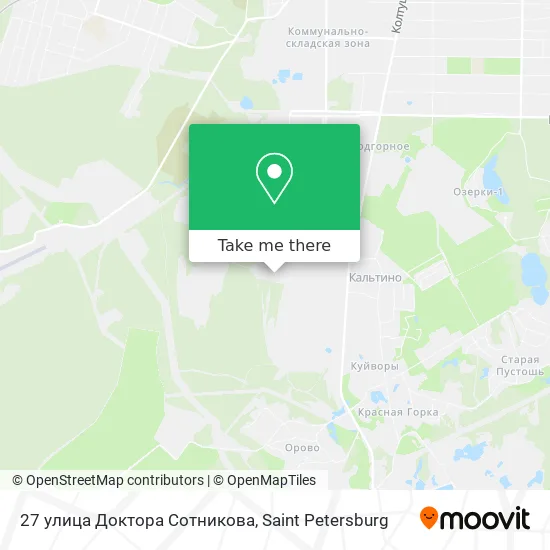 27 улица Доктора Сотникова map