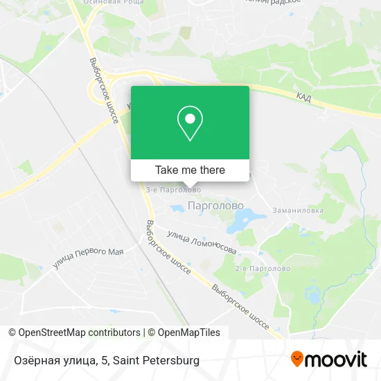 Озёрная улица, 5 map