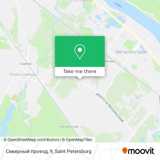 Северный проезд, 9 map