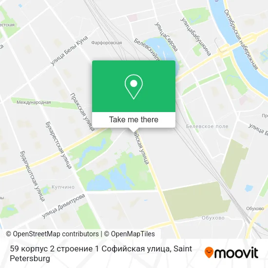59 корпус 2 строение 1 Софийская улица map