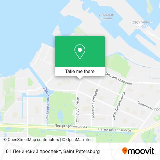 61 Ленинский проспект map