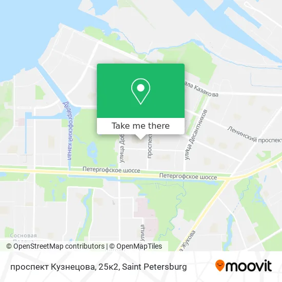 проспект Кузнецова, 25к2 map