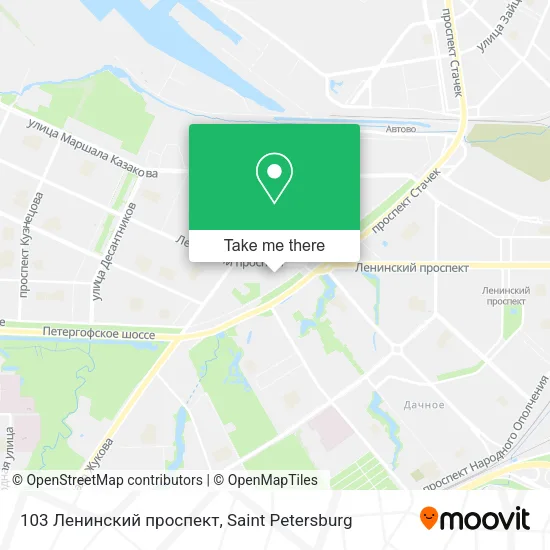103 Ленинский проспект map