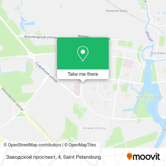 Заводской проспект, 4 map