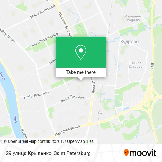 29 улица Крыленко map