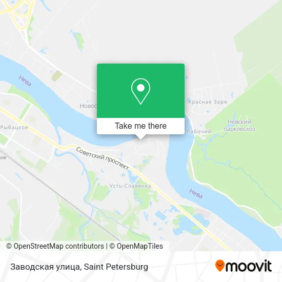 Заводская улица map