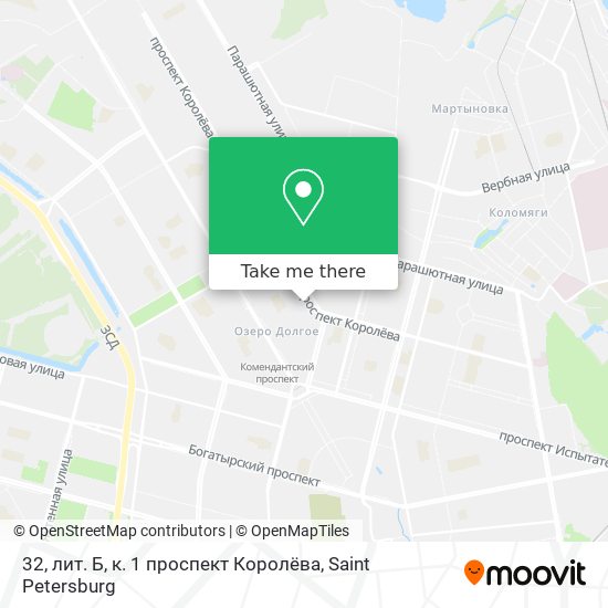 32, лит. Б, к. 1 проспект Королёва map