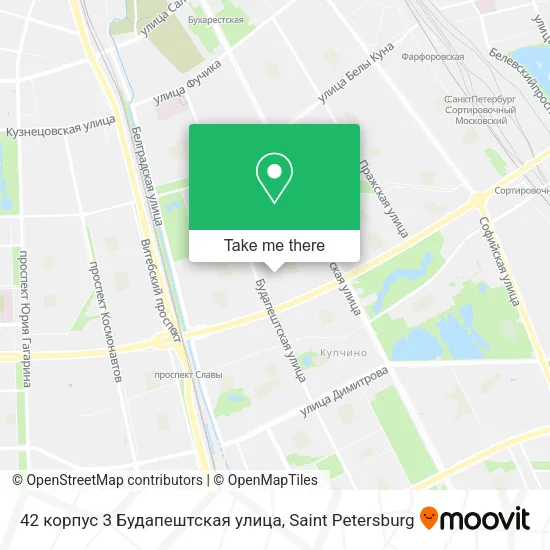 42 корпус 3 Будапештская улица map