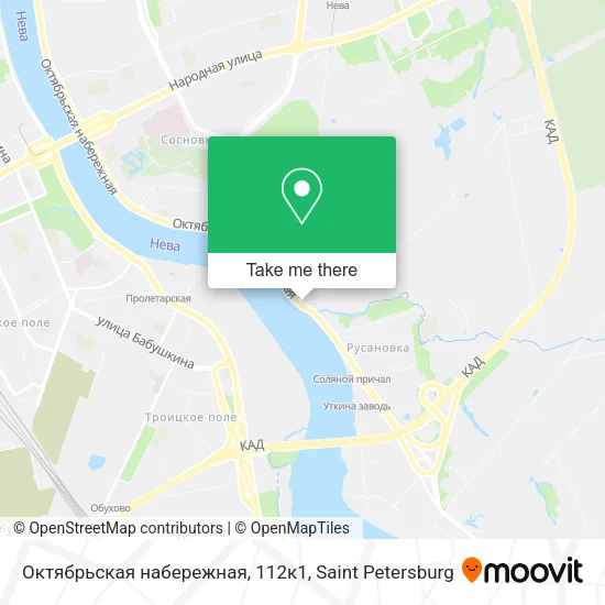 Октябрьская набережная, 112к1 map
