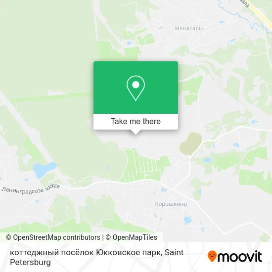 коттеджный посёлок Юкковское парк map
