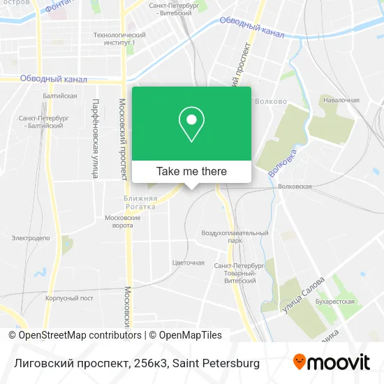 Лиговский проспект, 256к3 map