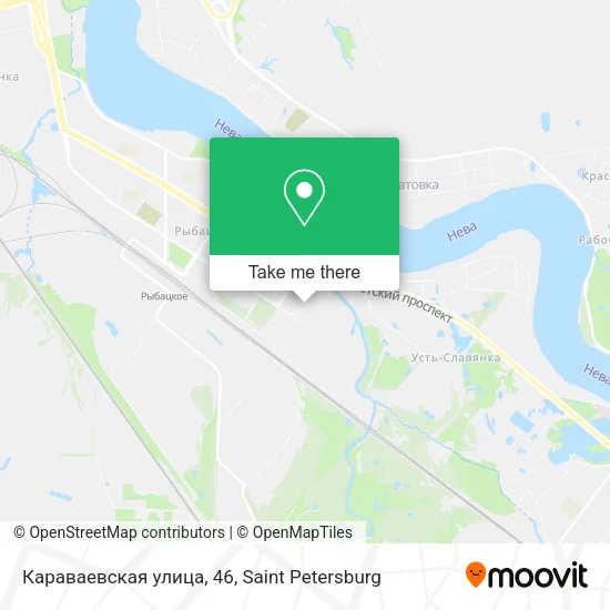 Караваевская улица, 46 map