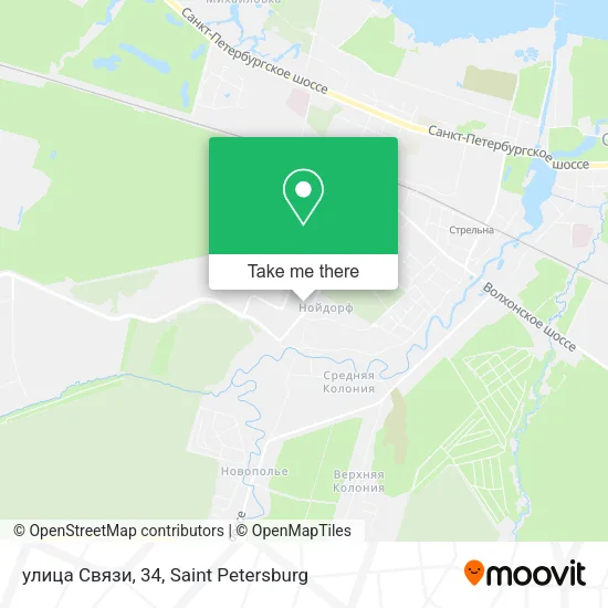 улица Связи, 34 map