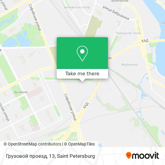 Грузовой проезд, 13 map