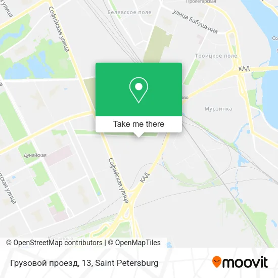 Грузовой проезд, 13 map