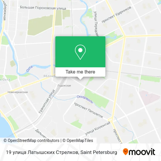 19 улица Латышских Стрелков map