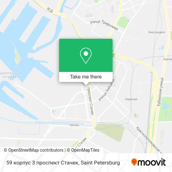 59 корпус 3 проспект Стачек map