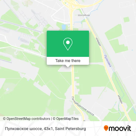 Пулковское шоссе, 43к1 map