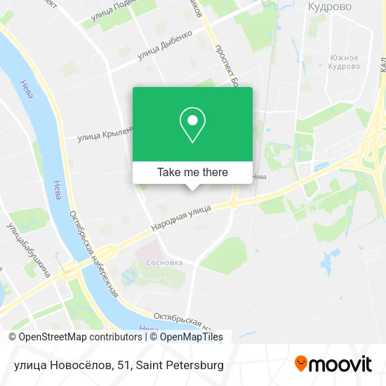улица Новосёлов, 51 map