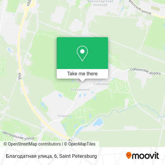 Благодатная улица, 6 map