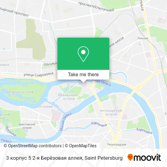 3 корпус 5 2-я Берёзовая аллея map