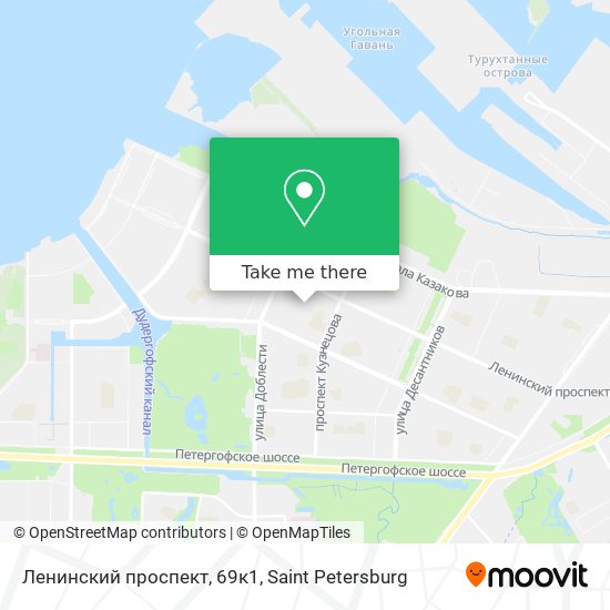 Ленинский проспект, 69к1 map