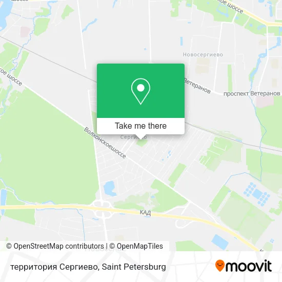 территория Сергиево map