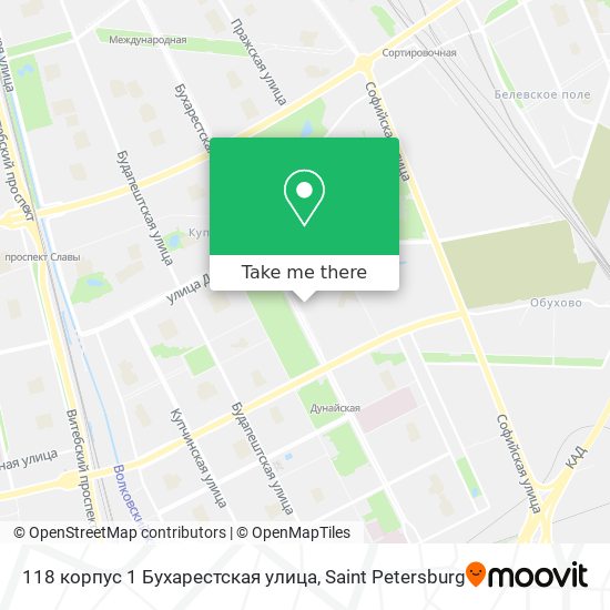 118 корпус 1 Бухарестская улица map