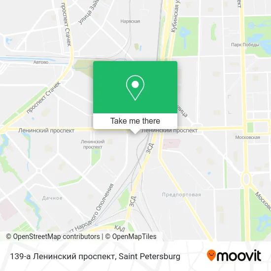139-а Ленинский проспект map