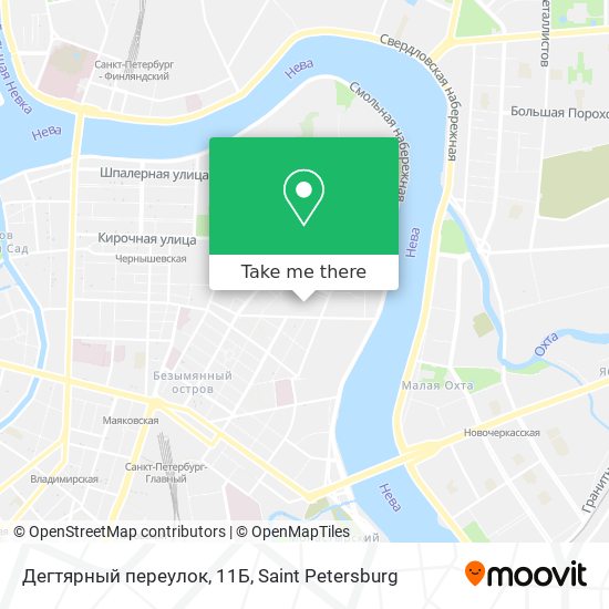Дегтярный переулок, 11Б map