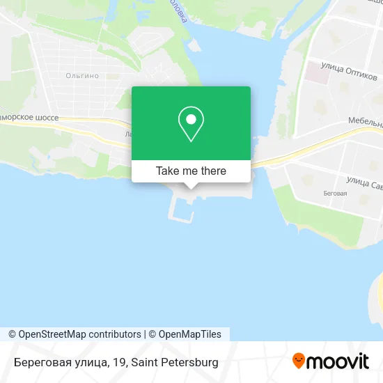Береговая улица, 19 map