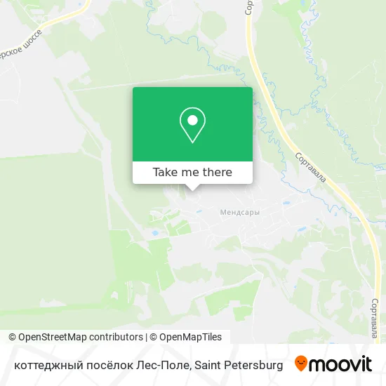 коттеджный посёлок Лес-Поле map