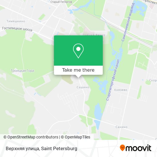 Верхняя улица map