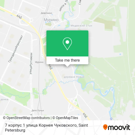 7 корпус 1 улица Корнея Чуковского map