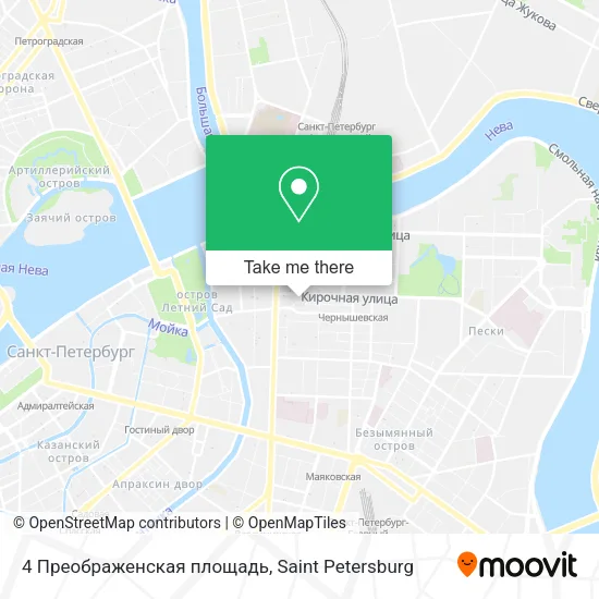 4 Преображенская площадь map