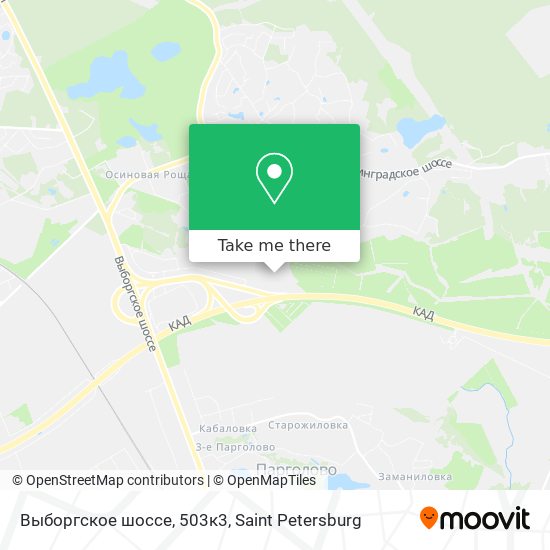 Выборгское шоссе, 503к3 map