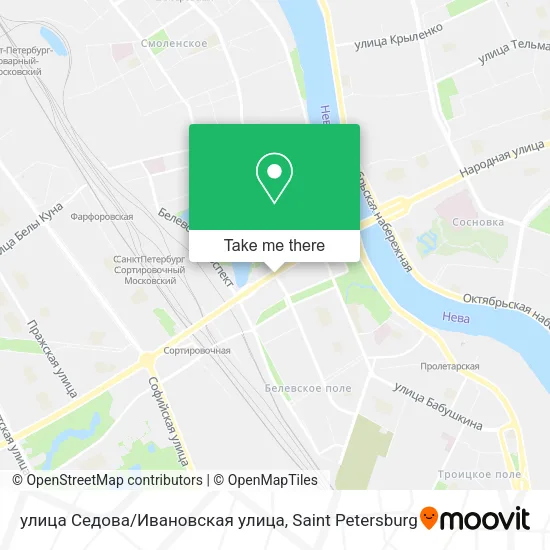 улица Седова/Ивановская улица map