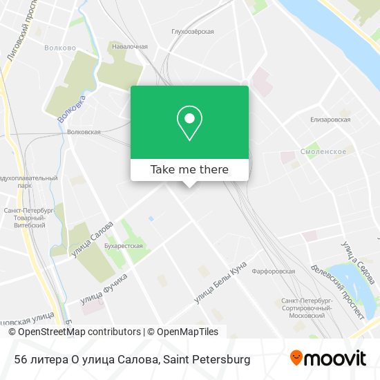 56 литера О улица Салова map