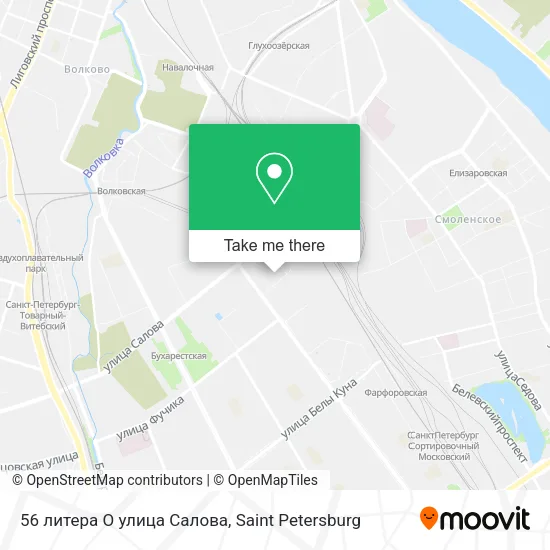 56 литера О улица Салова map