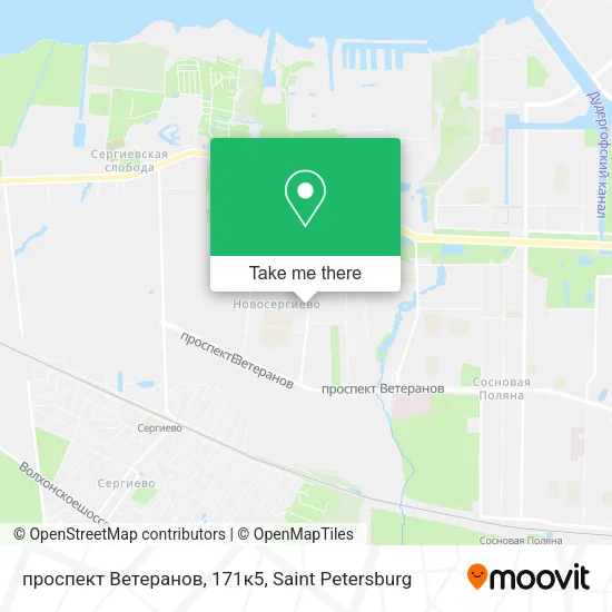 проспект Ветеранов, 171к5 map