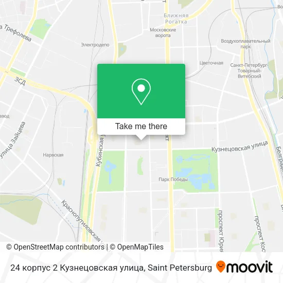 24 корпус 2 Кузнецовская улица map