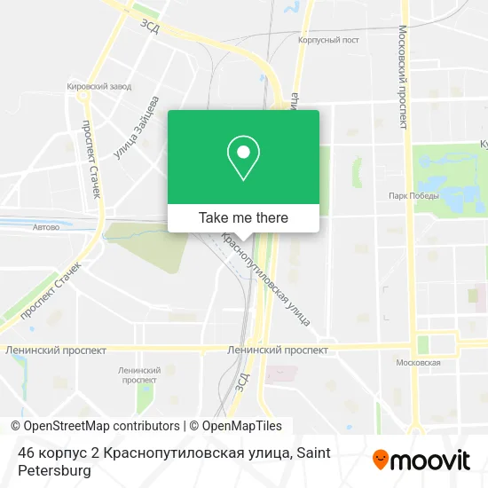 46 корпус 2 Краснопутиловская улица map