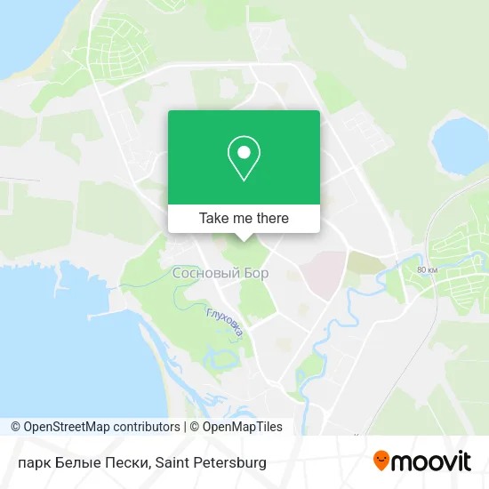 парк Белые Пески map