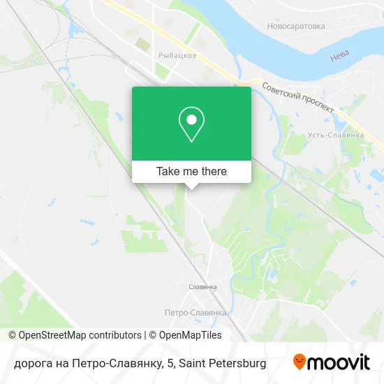 дорога на Петро-Славянку, 5 map