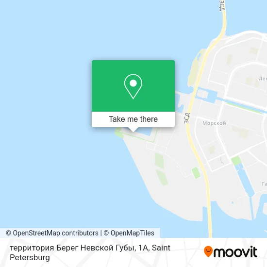 территория Берег Невской Губы, 1А map