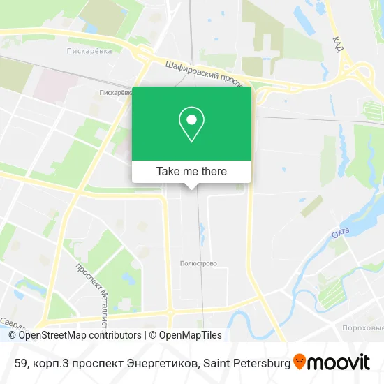 59, корп.3 проспект Энергетиков map
