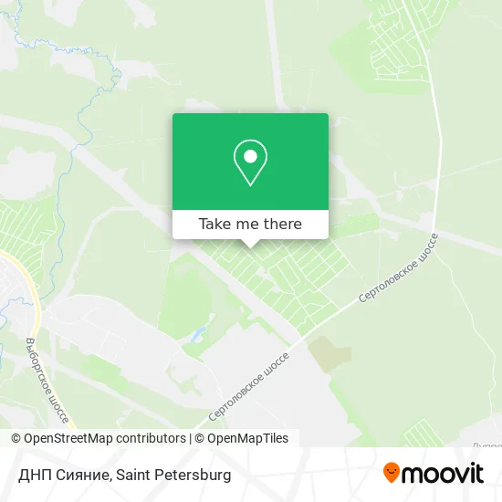 ДНП Сияние map