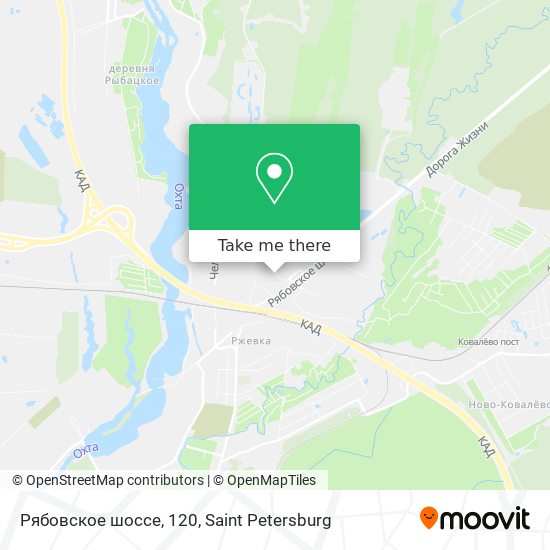 Рябовское шоссе, 120 map