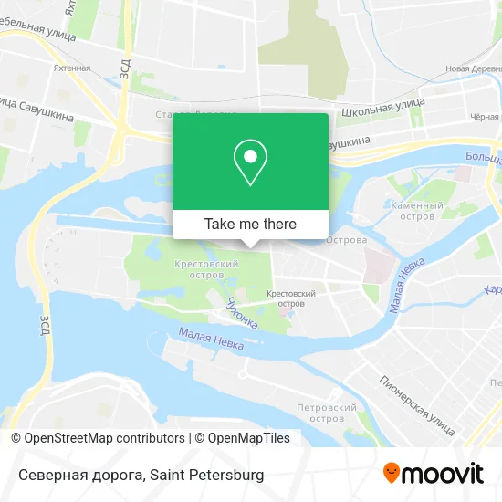 Северная дорога map