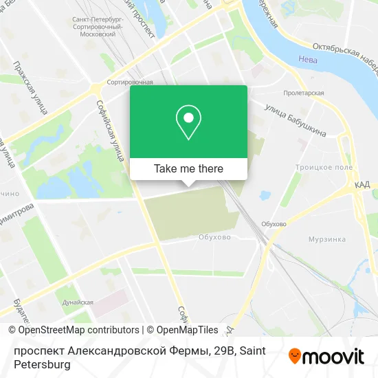 проспект Александровской Фермы, 29В map